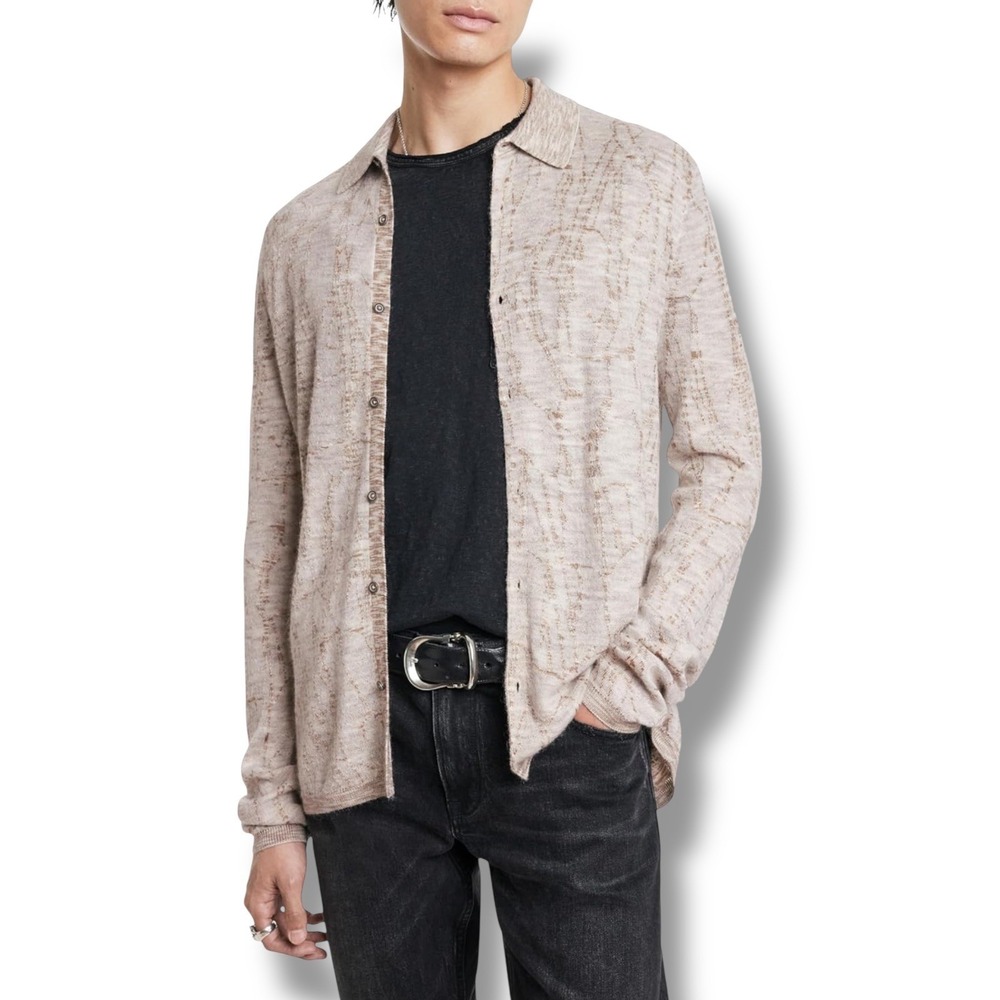 NWT John Varvatos Caravaggio Shirt Mens Large L Long Sleeve Button Down - $498 - Picture 14 of 14